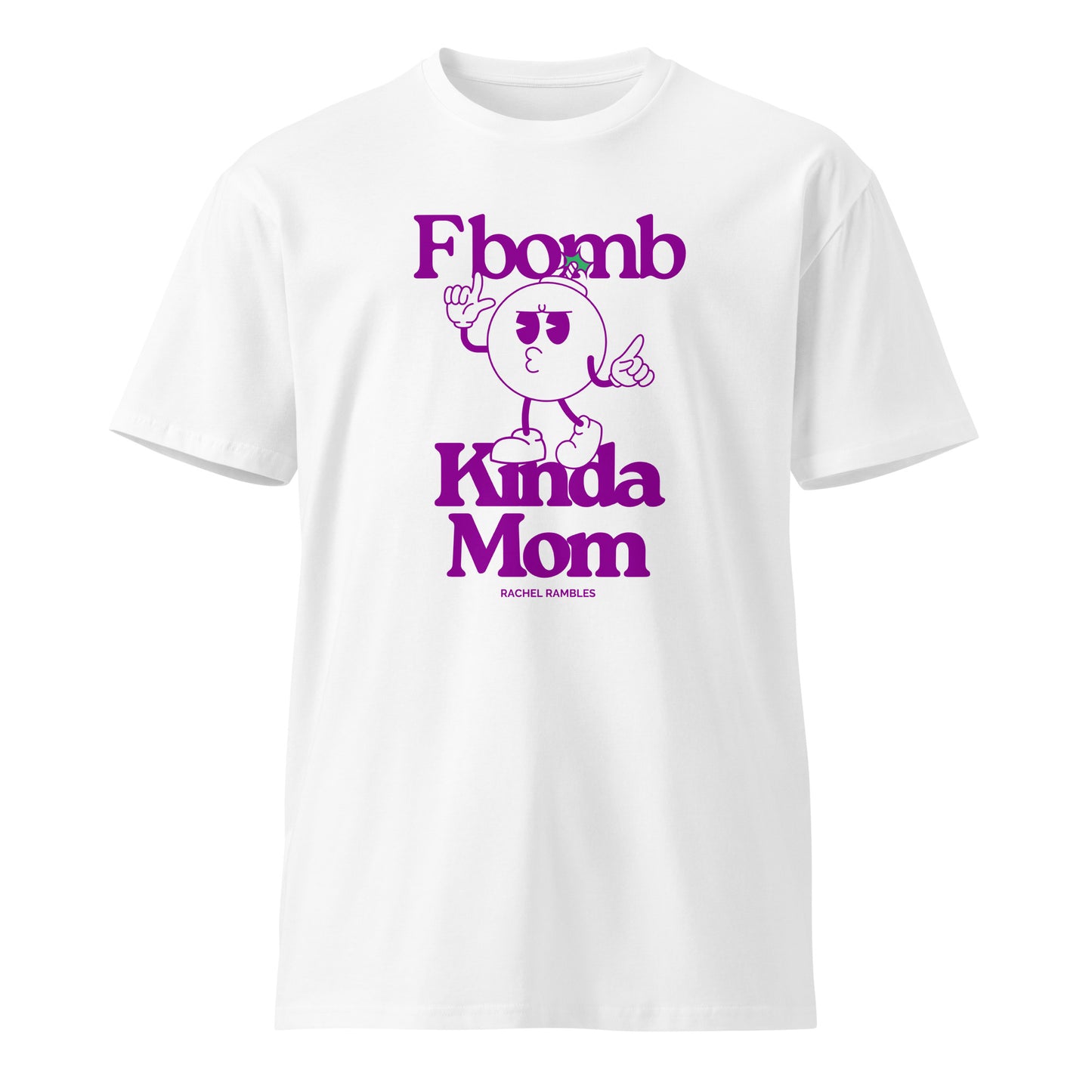 F Bomb Kinda Mom T-Shirt - Purple