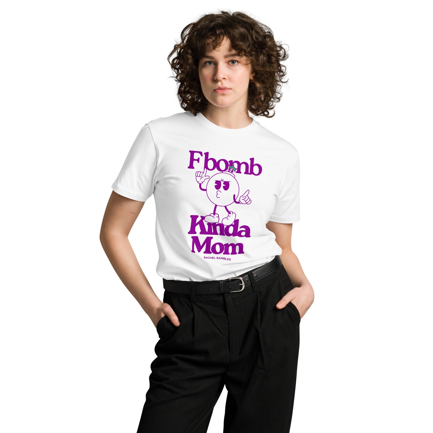 F Bomb Kinda Mom T-Shirt - Purple
