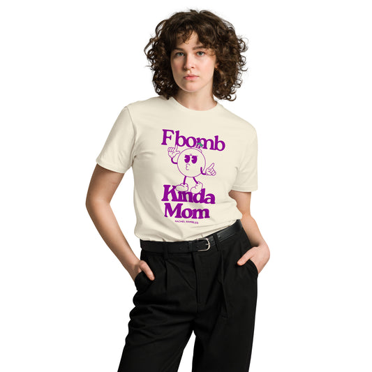 F Bomb Kinda Mom T-Shirt - Purple